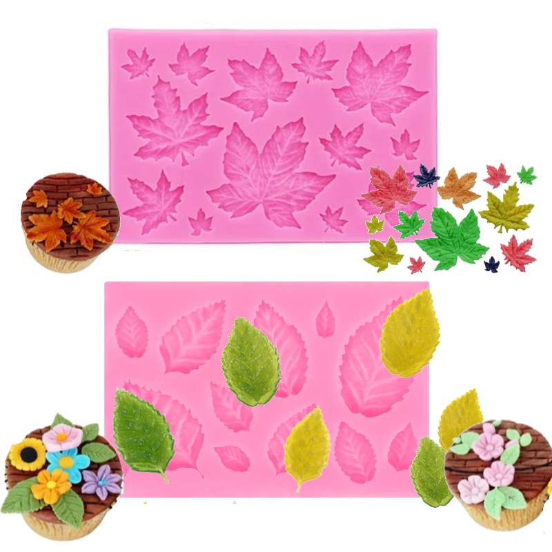 Soap Making Ins - Maple Leaf Silicone Mold Set for