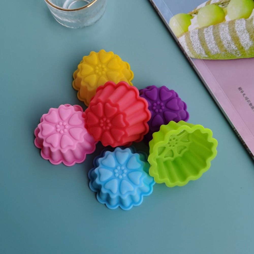 Soap Making Supplies Australia - Cute 5cm Flower Silicone Cake Mold