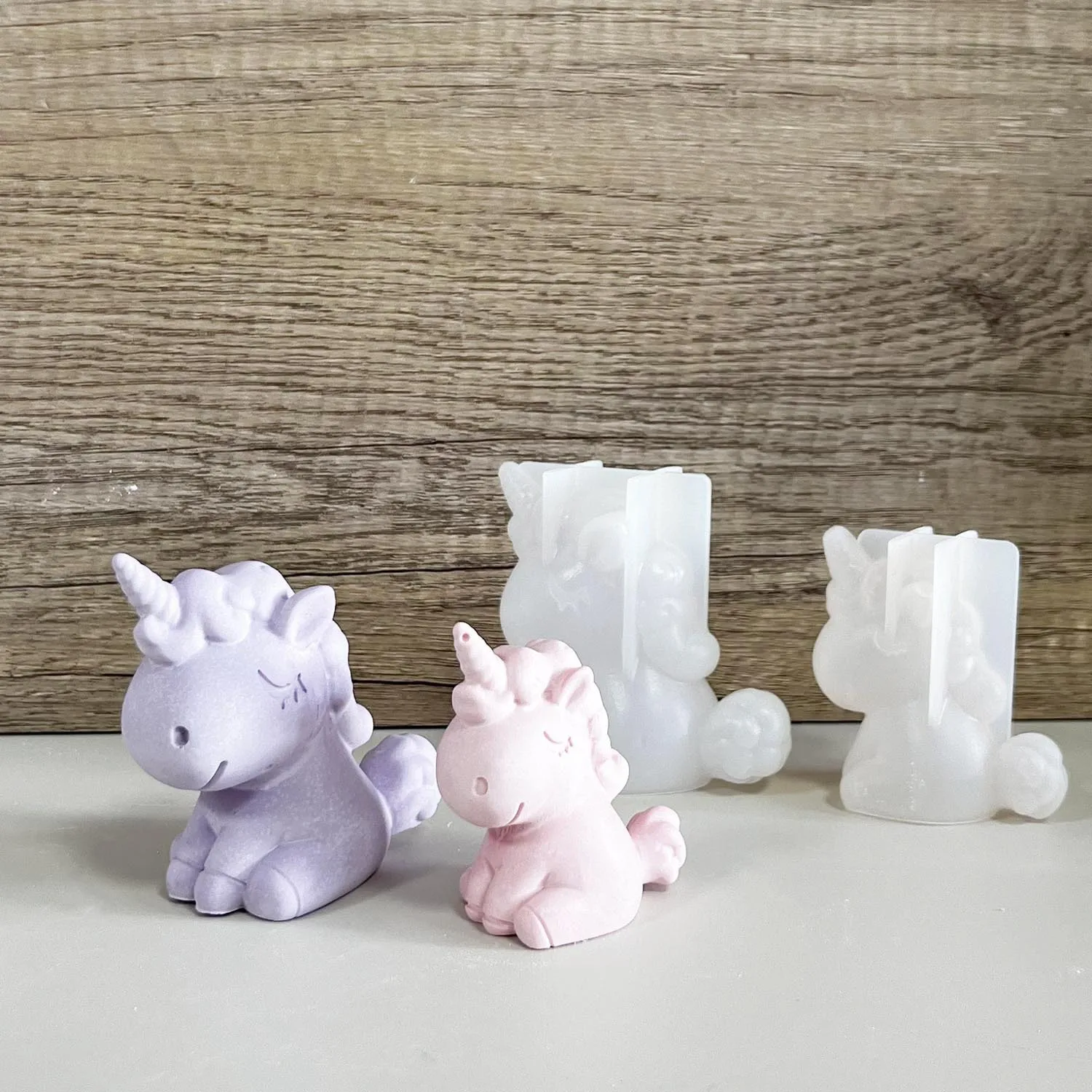 Soap Making Supplies Australia - 3D Geometric Silicone Unicorn Cat Deer