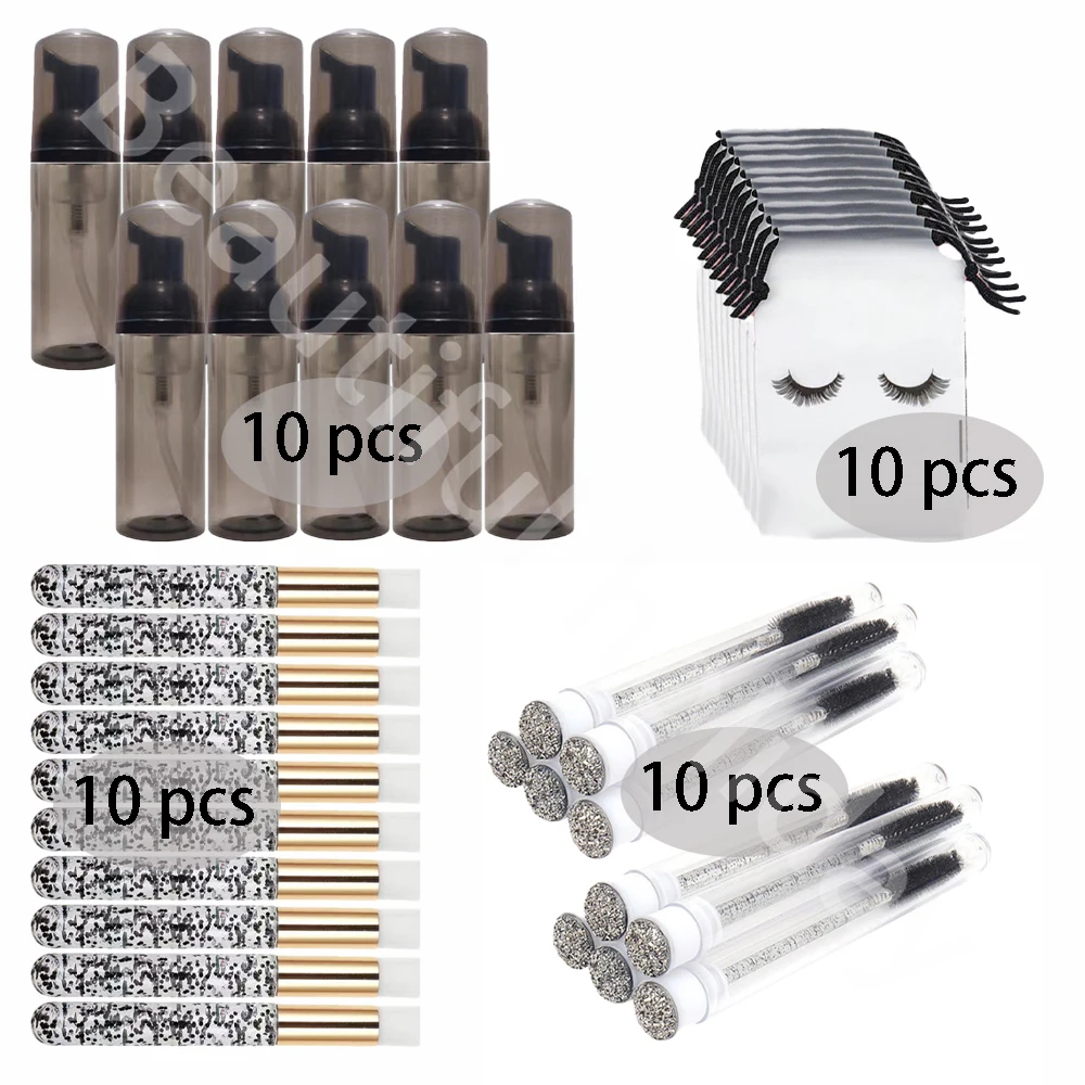 Soap Making Supplies Australia - 40Pcs/Set Foam Bottle Brush 60ML Plastic