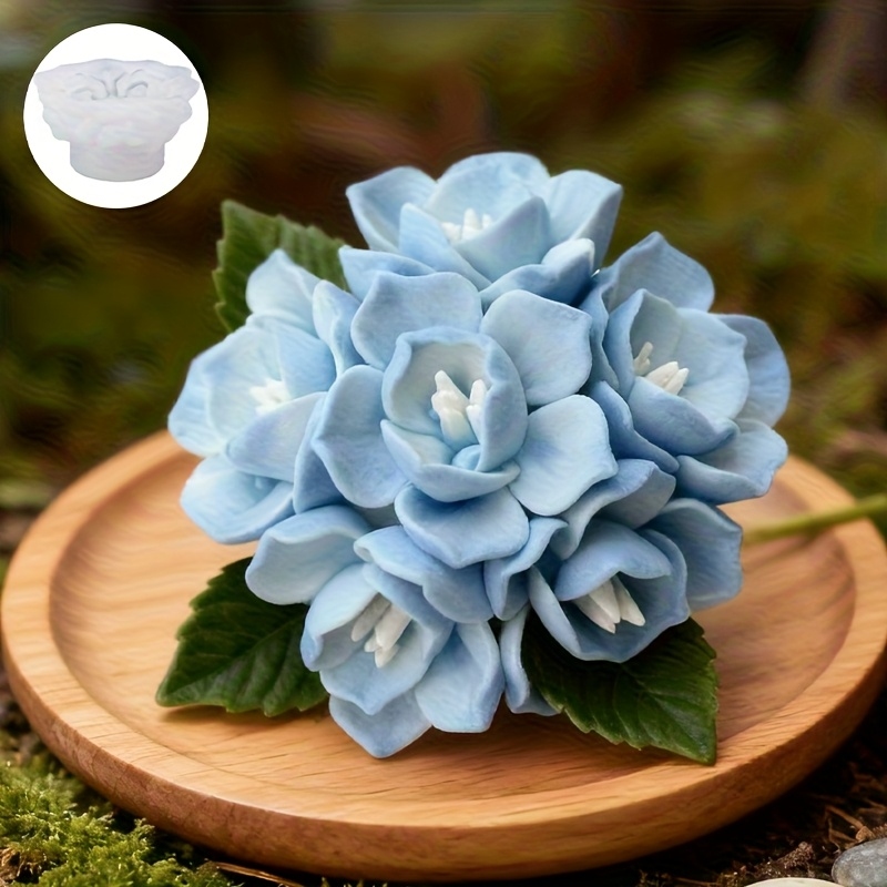 Soap Making Instructions - 1 Hydrangea Candle Silicone Mold，Suitable for