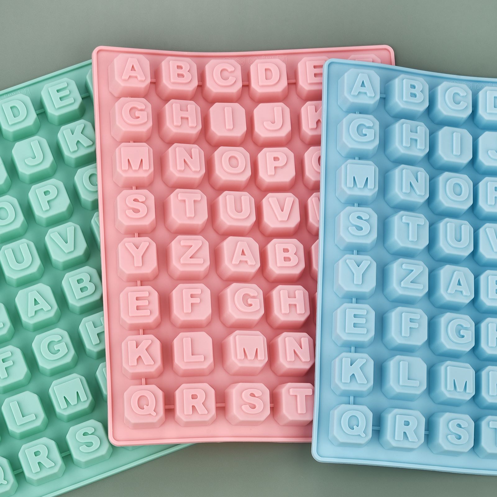 Soap Making Supplies Australia - 48 Letter Enghish Alphabet letter Silicone