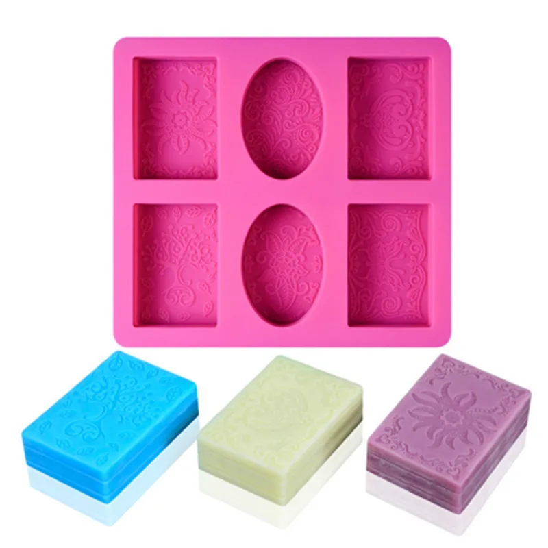 Soap Making Gel - 1 Pcs 6 Holes 3D Candle