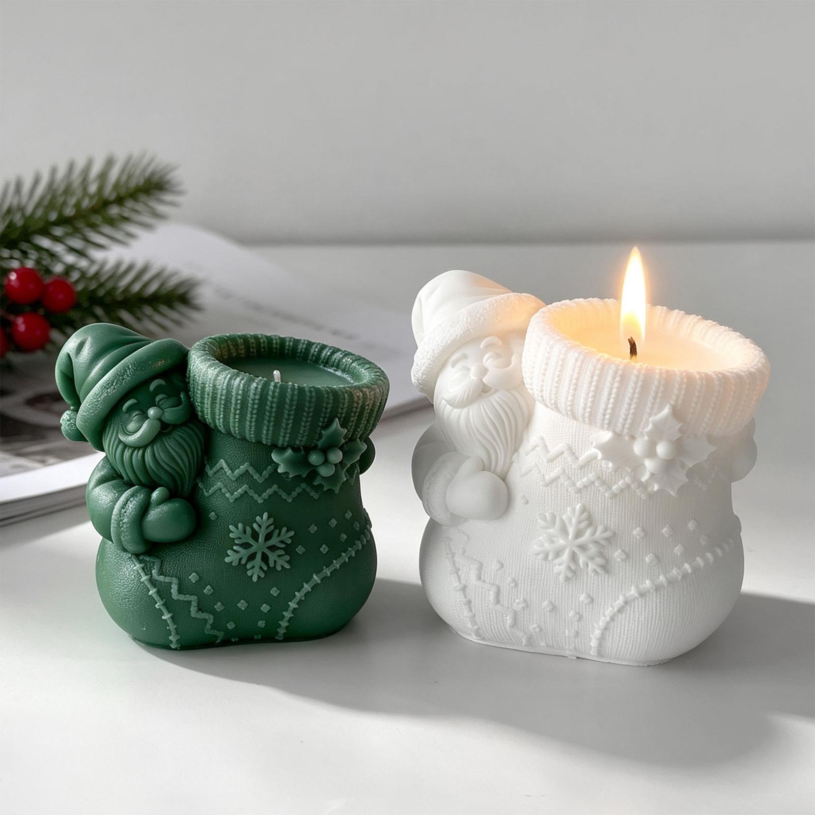 Soap Making Hobby - Christmas Candle Molds Easy Release Reusable