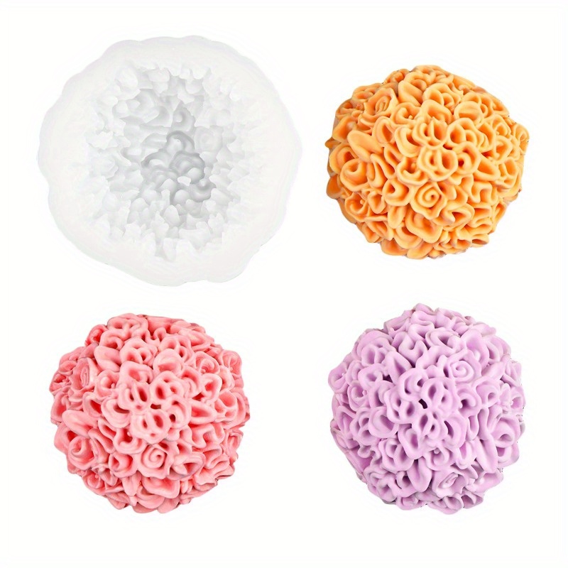 Soap Making Silicone Molds - A marigold silicone mold diy chrysanthemum