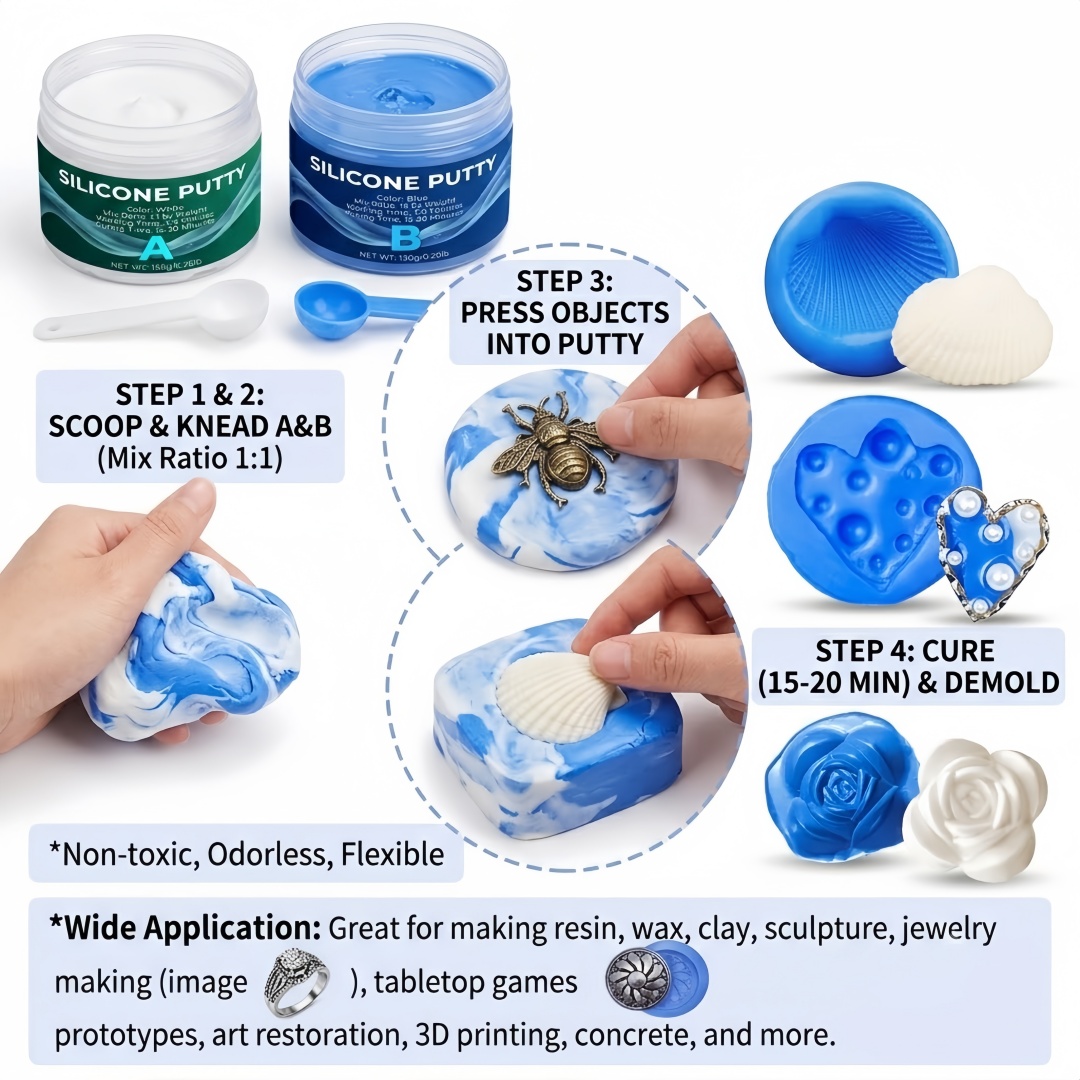 Silicone Putty Mold Making Sup - огляд і ціна Soap Making Supplies Australia