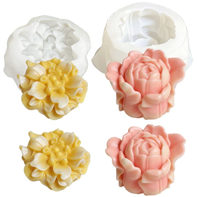 2Set3DTulip Silicone Candle Mo - огляд і ціна Soap Making Gel