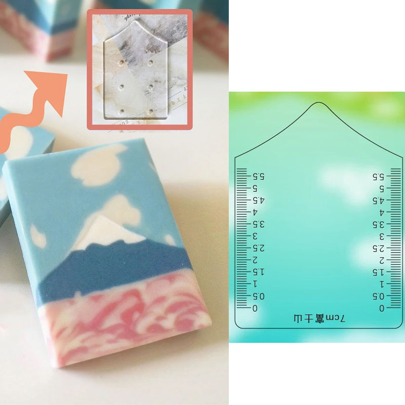 Moutain Pattern Scraper Rib So - огляд і ціна Soap Making Hobby