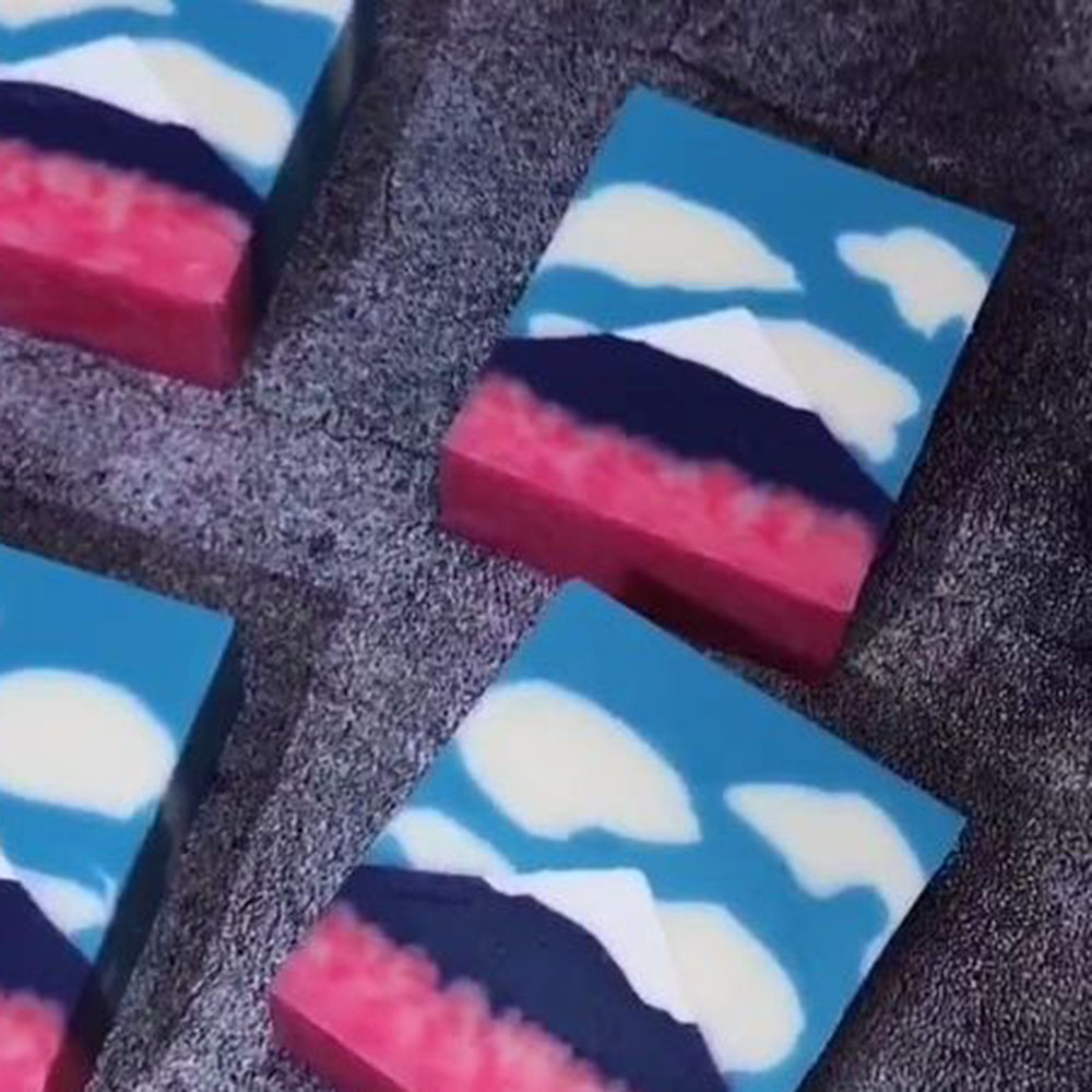 Moutain Pattern Scraper Rib So - огляд і ціна Soap Making Hobby