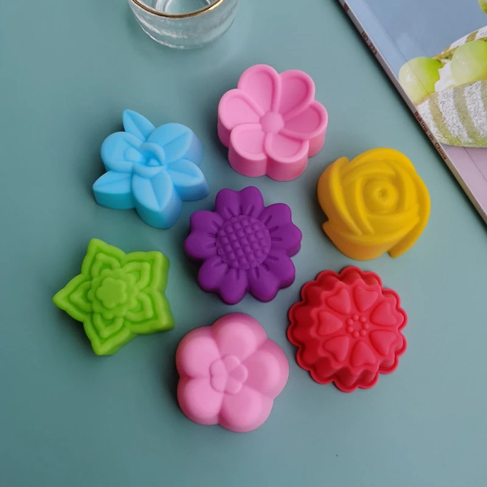 Cute 5cm Flower Silicone Cake  - огляд і ціна Soap Making Supplies Australia