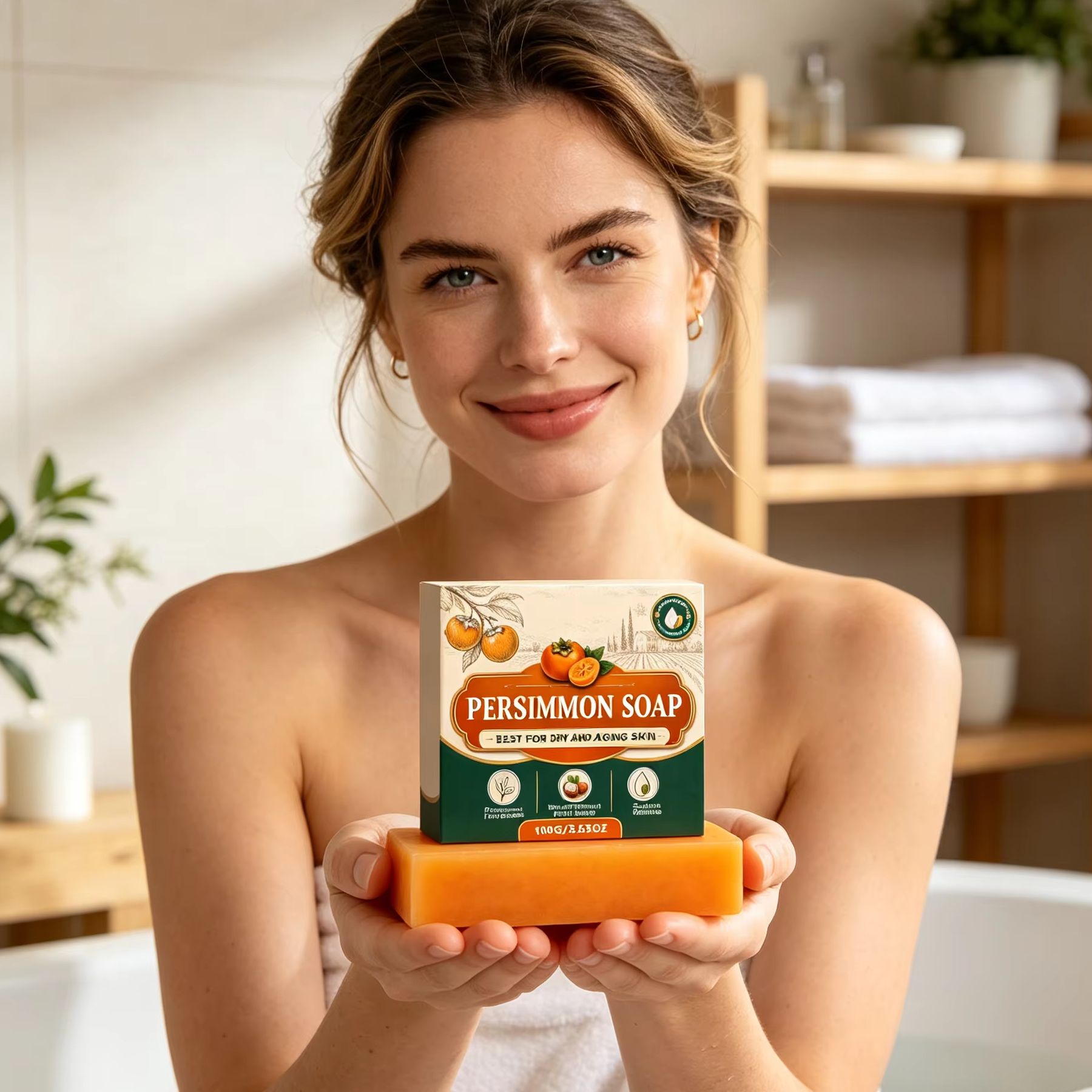 Persimmon Soap Body Odor Remov - огляд і ціна Shea Butter Raw