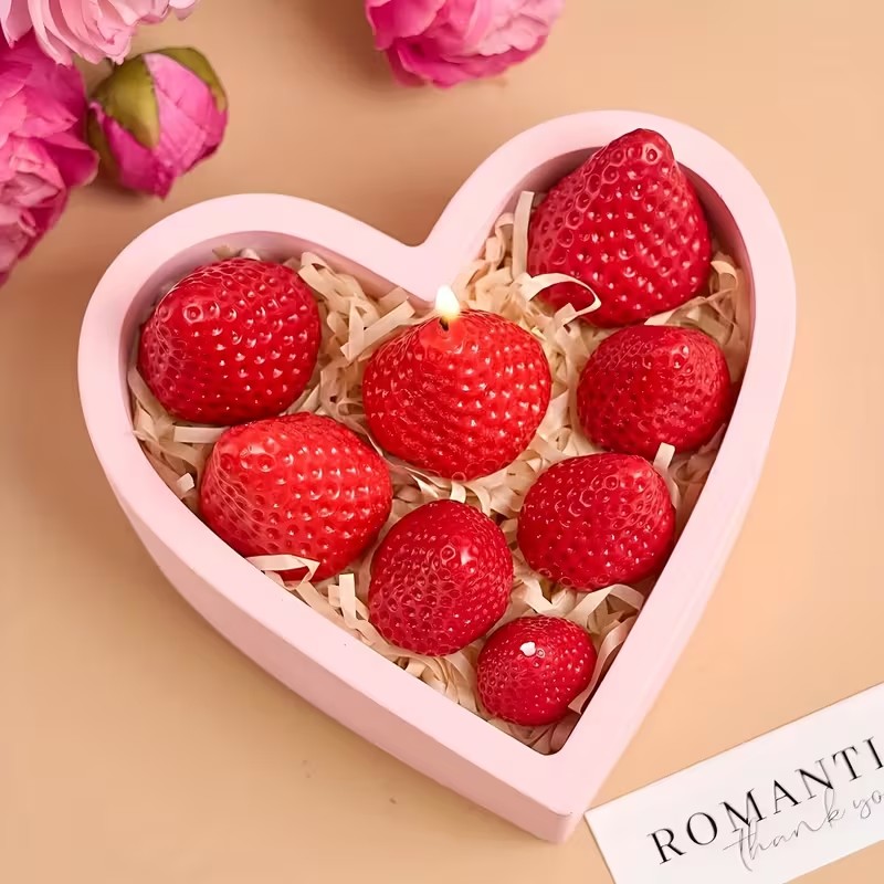 Strawberry Silicone Candle Mol - огляд і ціна Soap Making Instructions