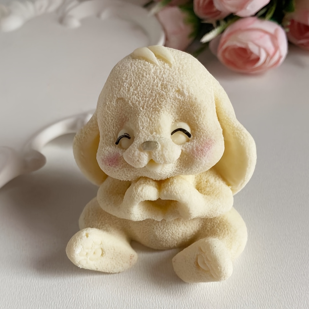 1pc Adorable Rabbit Resin Sili - огляд і ціна Soap Making Silicone Molds
