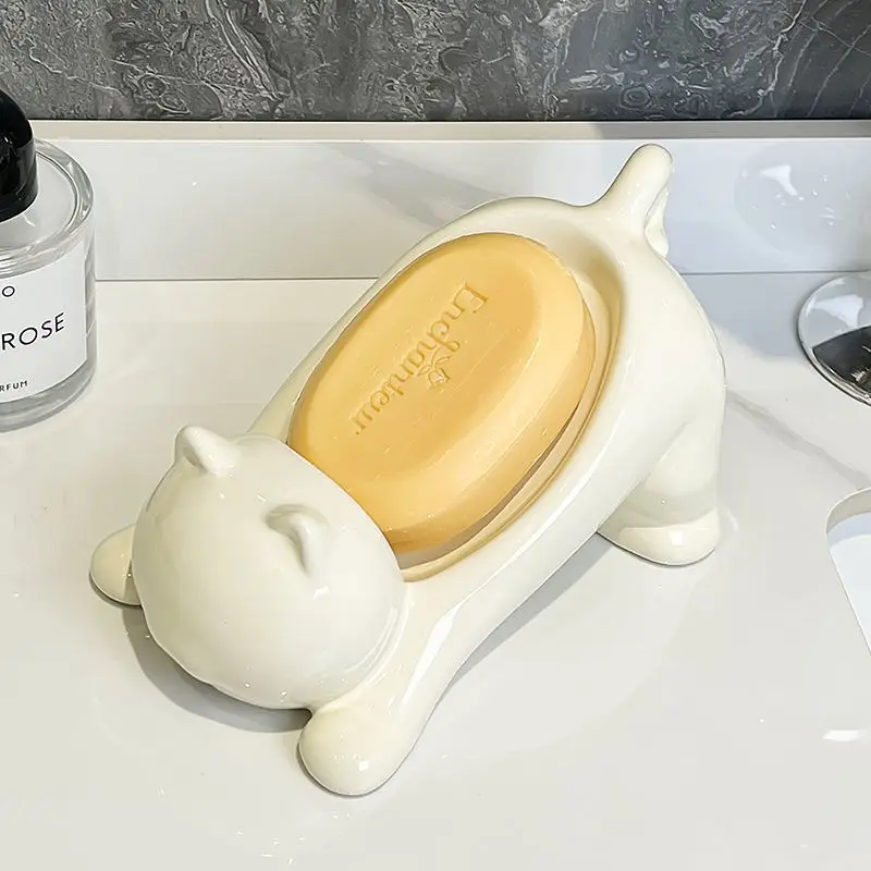 Cute Cat Drain Soap Holder Con - огляд і ціна Soap Making Supplies Australia