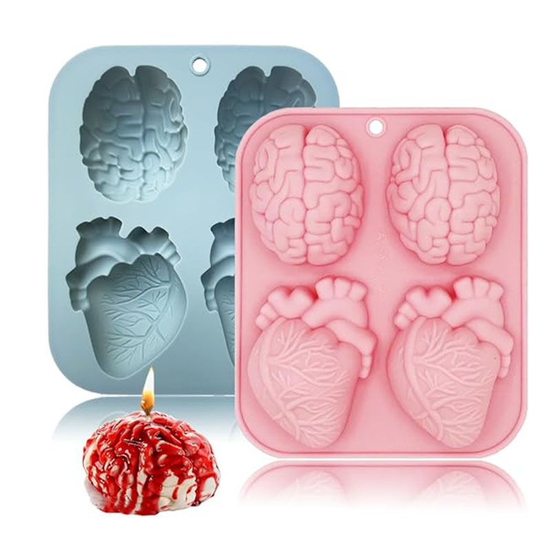 Human Brain And Heart Silicone - огляд і ціна Soap Making Instructions