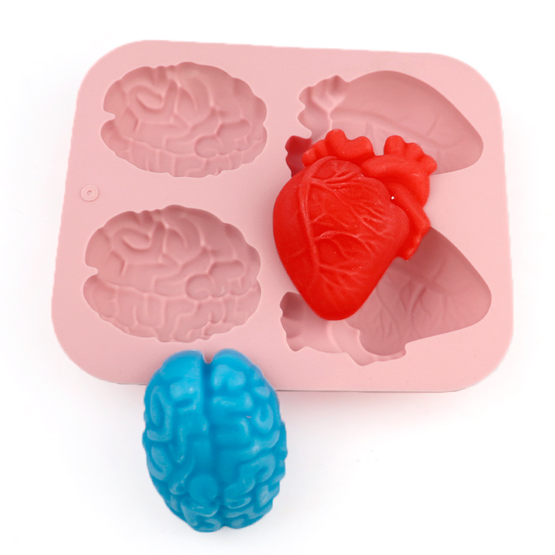 Human Brain And Heart Silicone - огляд і ціна Soap Making Instructions