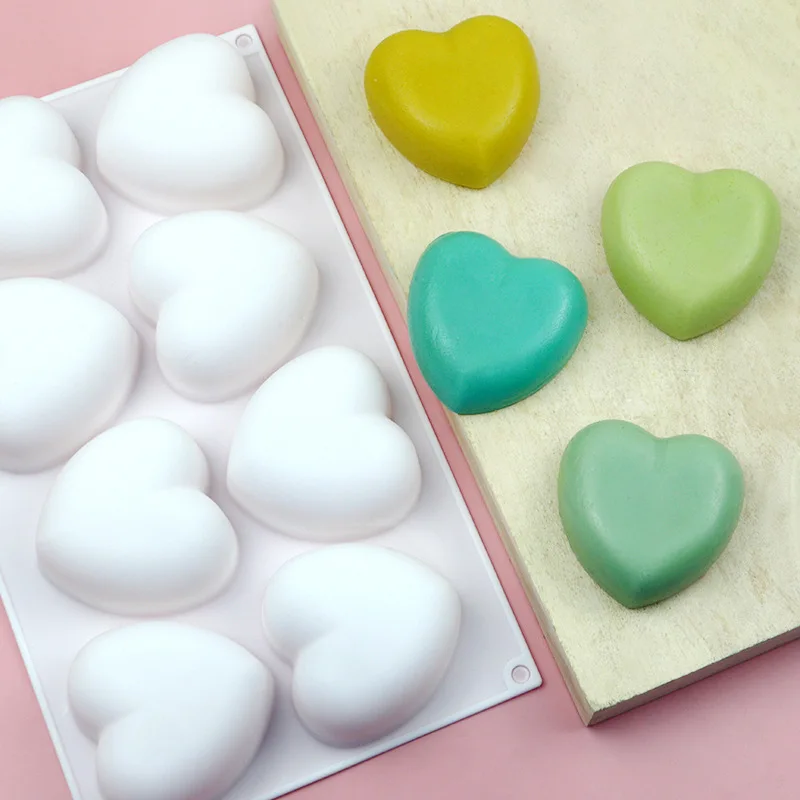 Love Heart Silicone Soap Mold  - огляд і ціна Soap Making Supplies Australia