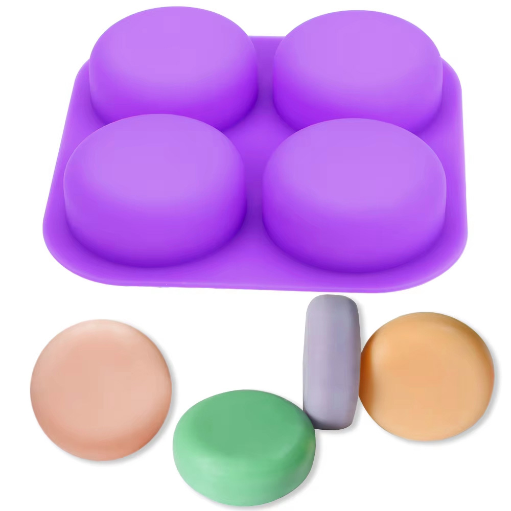 1-2 PCS 4 Cavity Reusable Roun - огляд і ціна Soap Making Supplies Australia