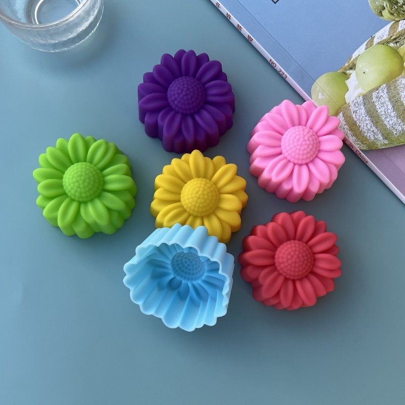 6 Pcs Set Non-Stick Flower Des - огляд і ціна Soap Making Supplies Australia
