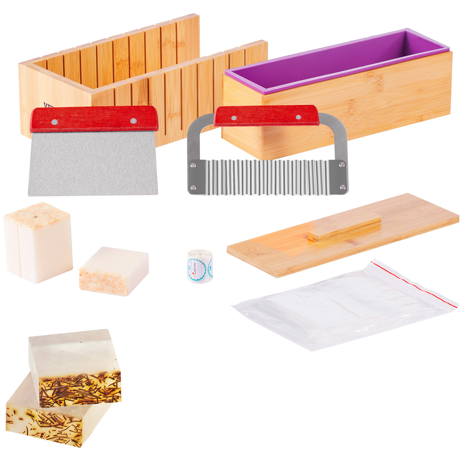 VEVOR Soap Making Kit Bamboo C - огляд і ціна Soap Making Instructions