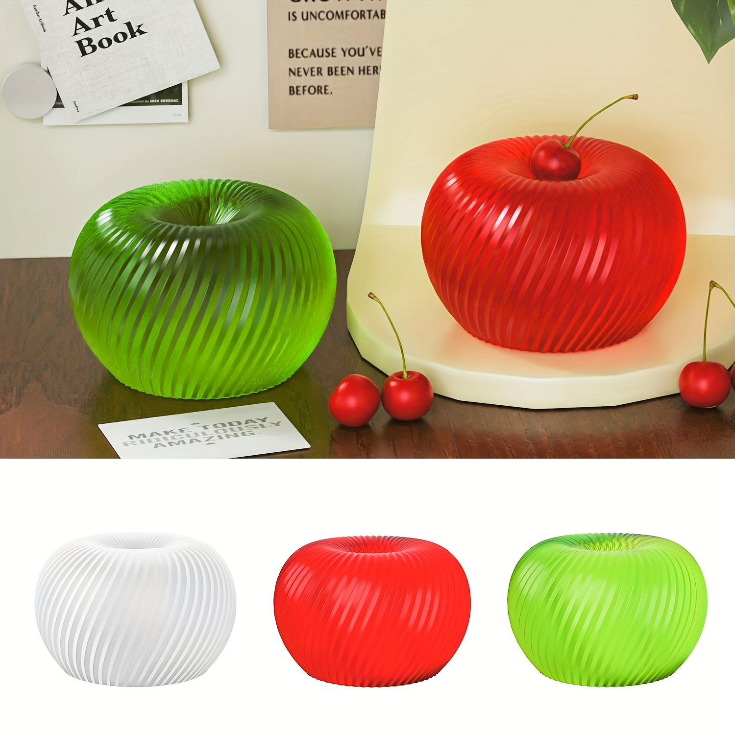 A trendy red apple silicone mo - огляд і ціна Soap Making Ins