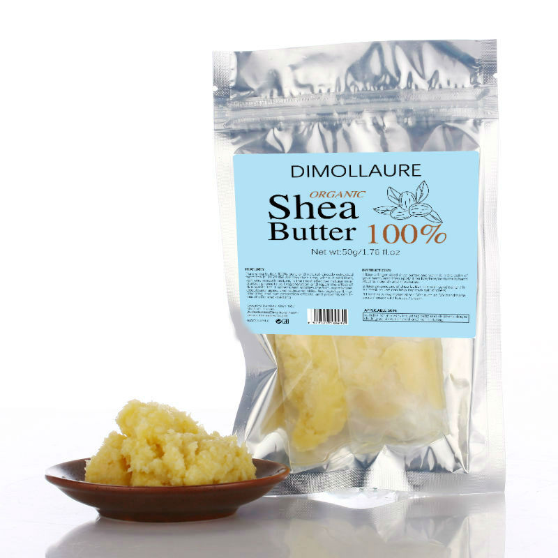 Dimollaure 50g Natural Organic - огляд і ціна Shea Butter Raw