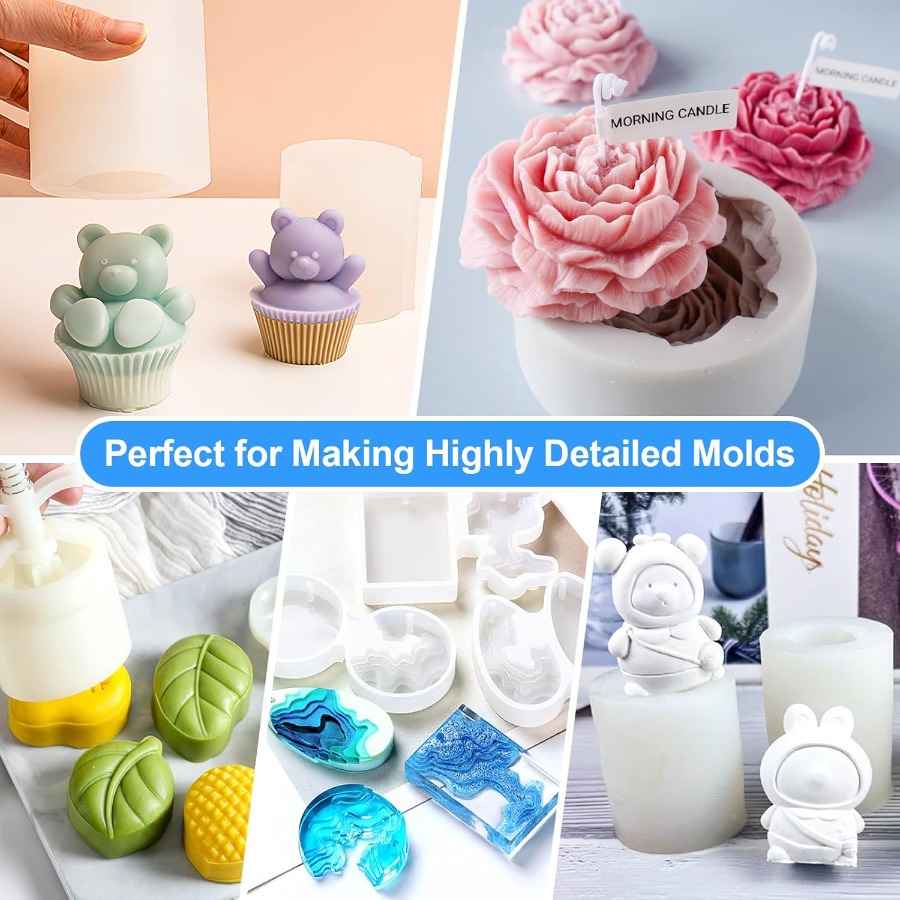 Silicone Mold Making Kit, 38.8 - огляд і ціна Soap Making Gel